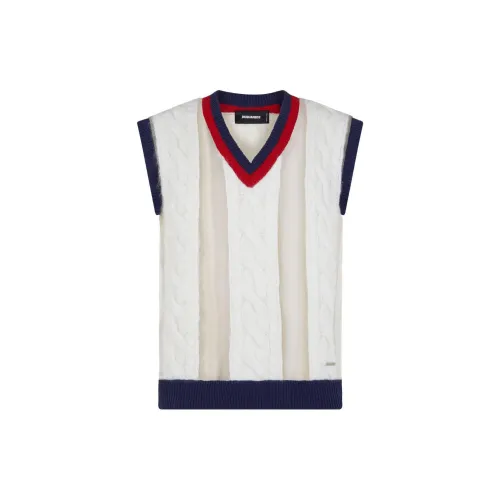 DSQUARED 2 Vests Men Off White