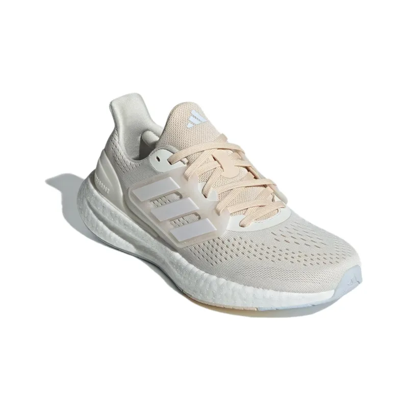 Adidas Pureboost 23 Ivory Zero Metalic Halo Blue Women's-2
