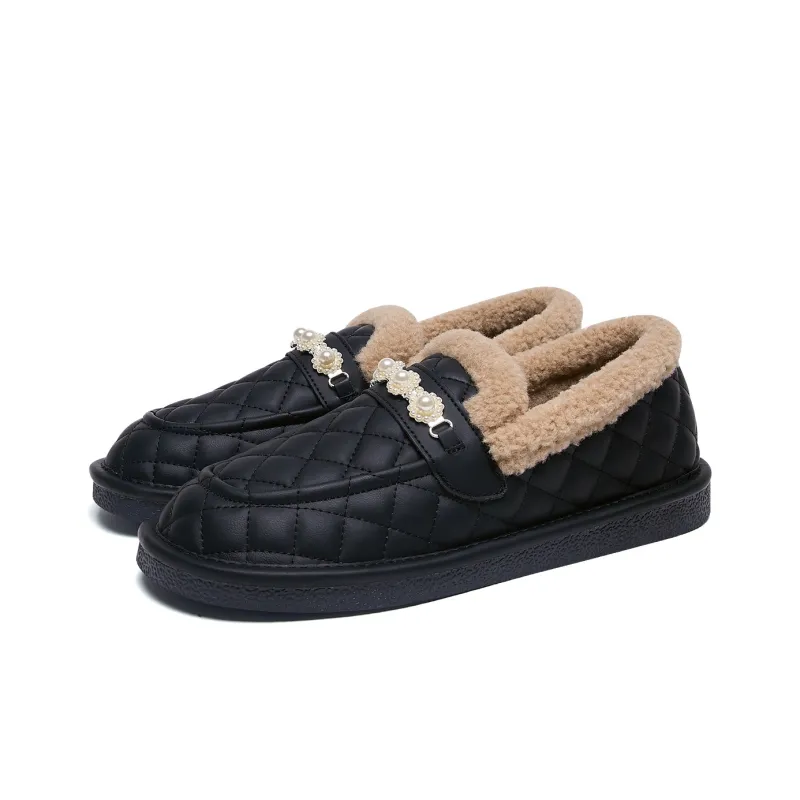 WARRIOR Loafers Women's Beige, Black-7