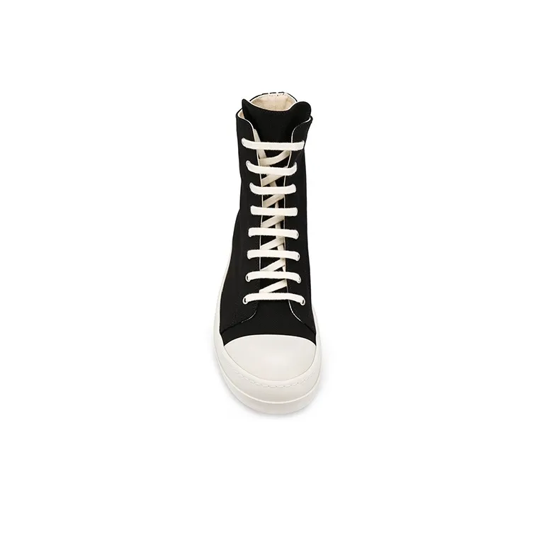 Rick Owens DRKSHDW High Top Stylish Skateboarding Shoes Men's Black-4