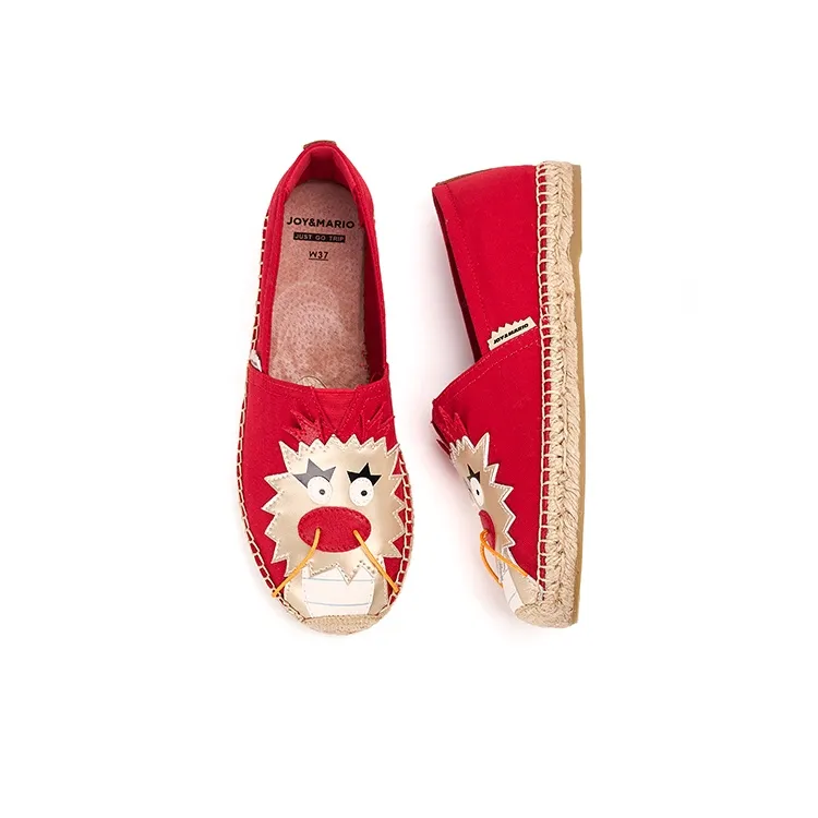 Joy&Mario Espadrilles Women's Black/Red/Beige/Yellow-11