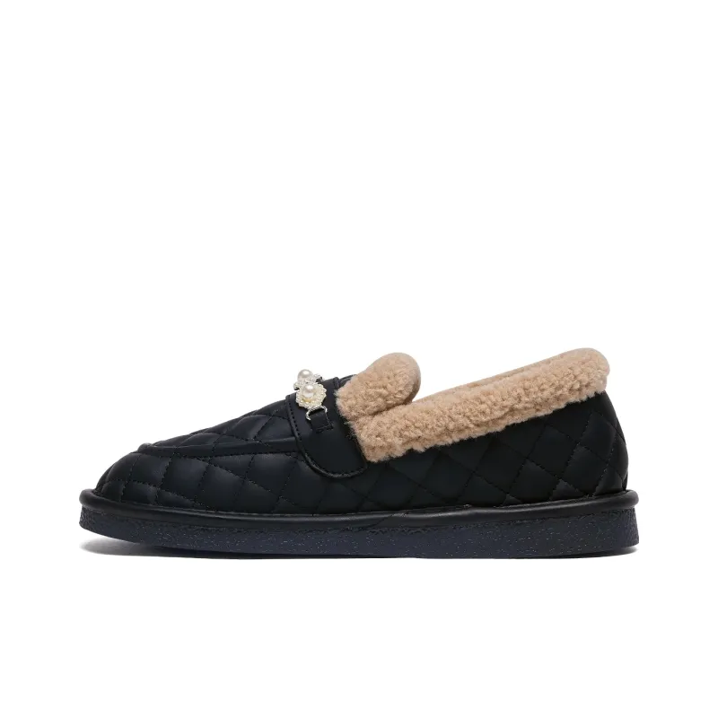 WARRIOR Loafers Women's Beige, Black-5