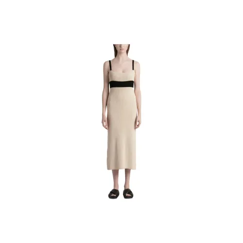 JIL SANDER Slip Dresses Women's Imitation Antique White