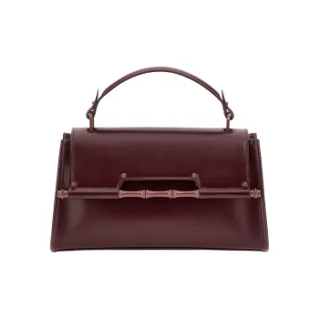 GUESS Brushed Leather Handbag Women's Red