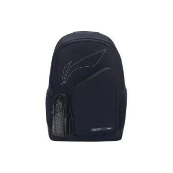 LiNing Ping Pong Rookie Series Polyester Blend With Polyurethane Backpack Regular Unisex Black