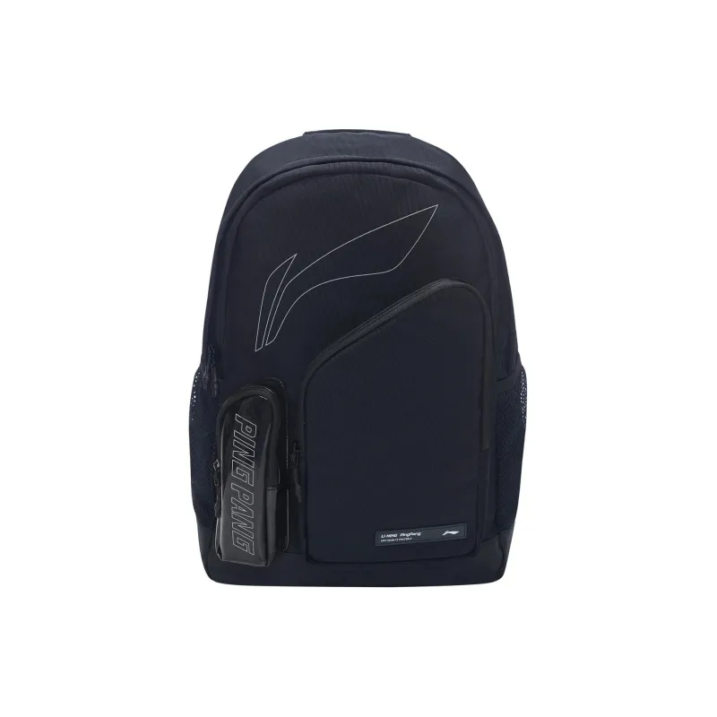 LiNing Ping Pong Rookie Series Polyester Blend With Polyurethane Backpack Regular Unisex Black-0