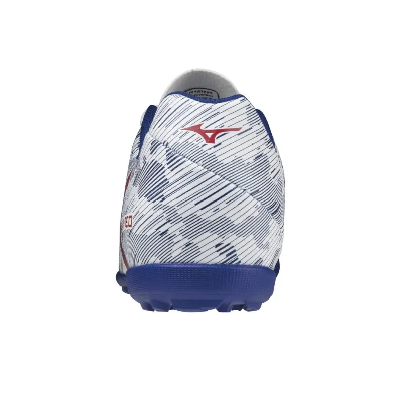 Mizuno Monarcida TF Rubber Broken Studs Anti Slip Wear Resistant Soccer Shoes Women's White Blue-3