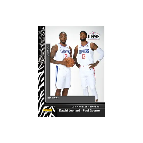 PANINI Kawhi Leonard & Paul George 19 20 NBA Instant Season Official Photos Sports Cards 1