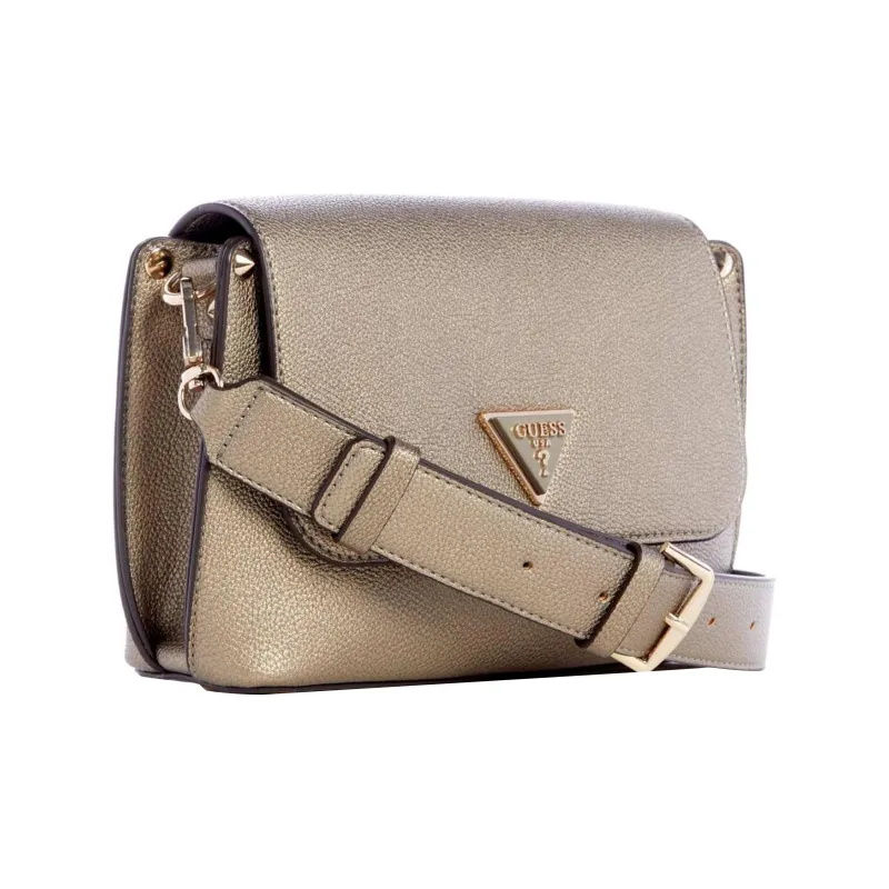 GUESS Artificial Leather Crossbody Bag Shoulder Bag Regular Women's Tin Gold-1