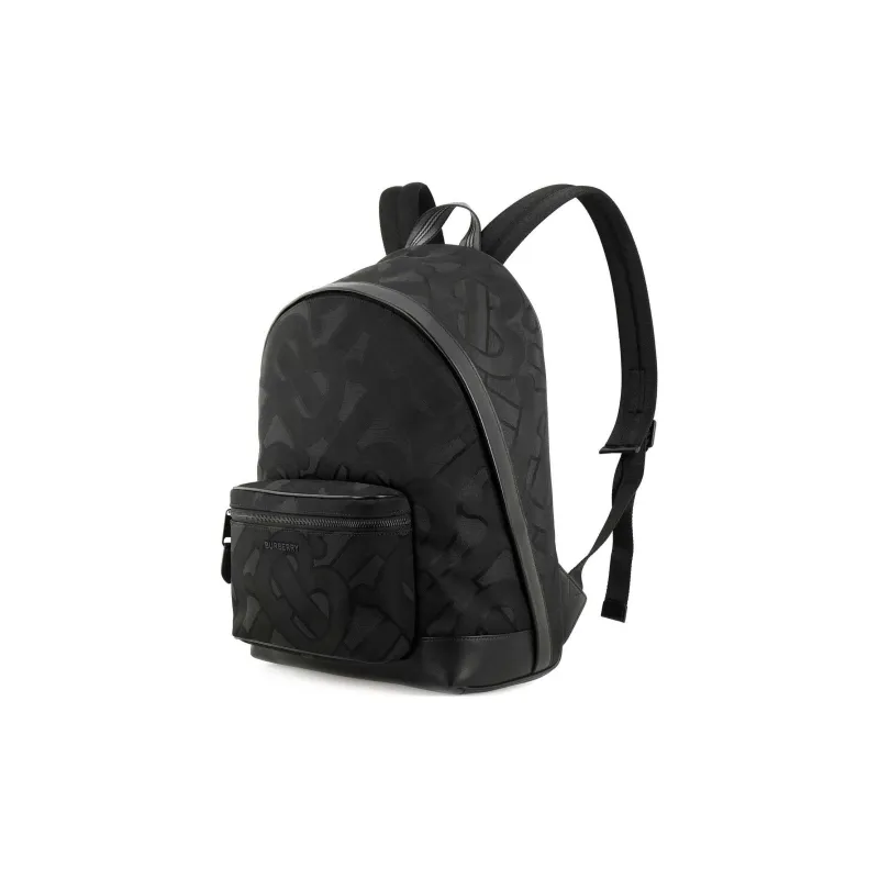 Burberry Leather Backpack Men's Black-2