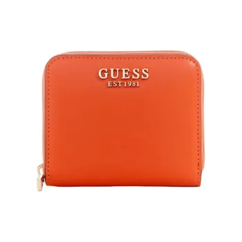 GUESS Artificial Leather Wallet Small Size Women's Orange