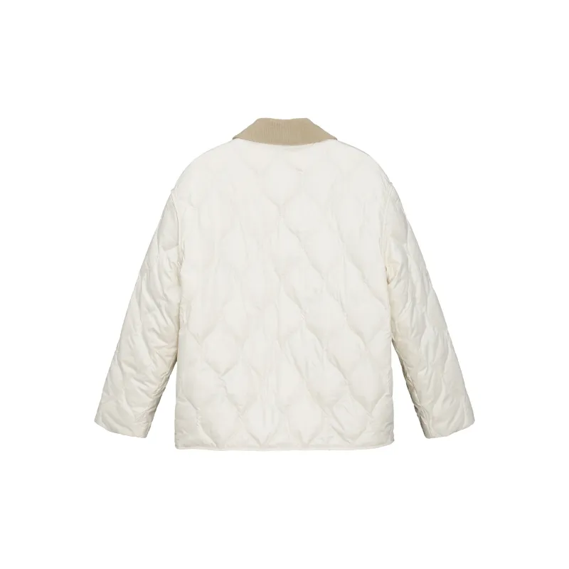 Fstudio Fall And Winter Cropped Down Jacket Coat Women's-1