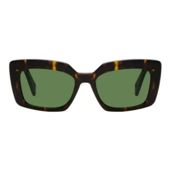 Lanvin Acetate Irregular Shape Sunglasses Unisex Tortoiseshell