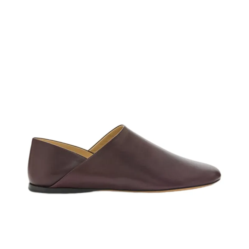 LOEWE Toy Flat Shoes Women's Burgundy-1
