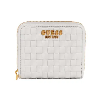 GUESS Artificial Leather Wallet Small Size Women's White