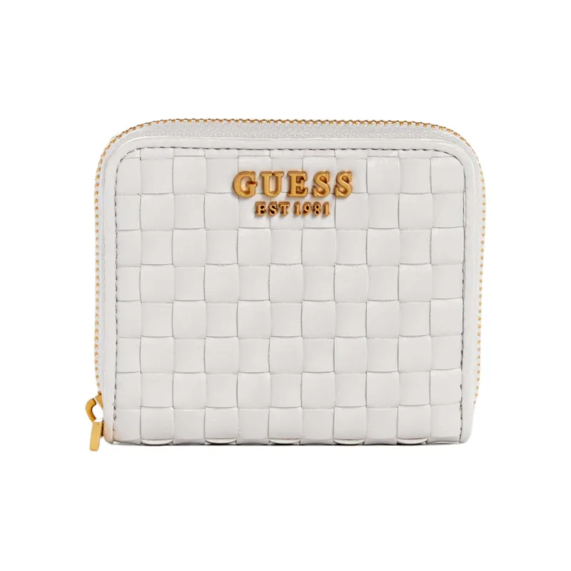 GUESS Artificial Leather Wallet Small Size Women's White-0