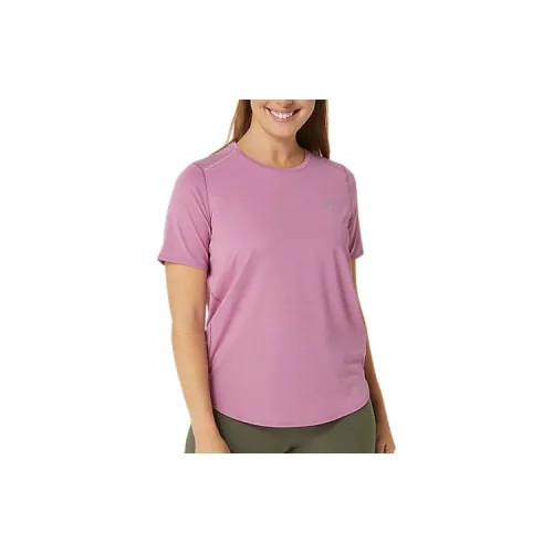 Asics ROAD SS T-Shirts Women's Bright Pink