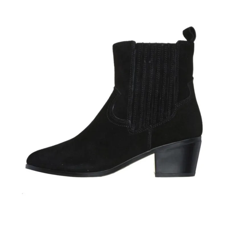 Skechers Tameless Moving West Ankle Boots Women's Black-0