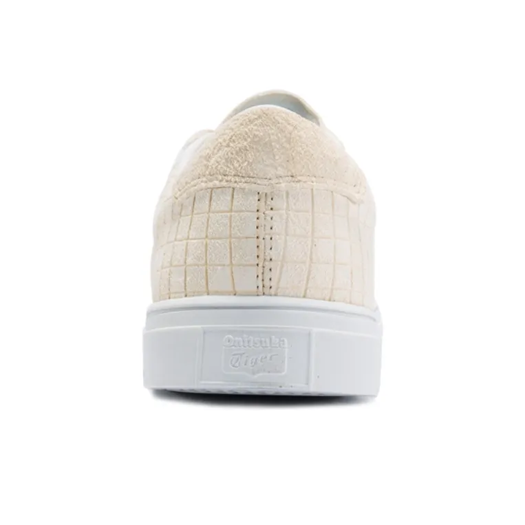 Onitsuka Tiger Lawnship Coverage Slip Resistant And Abrasion Resistant Low Top Skateboard Shoes Unisex Plaid Pink White-4