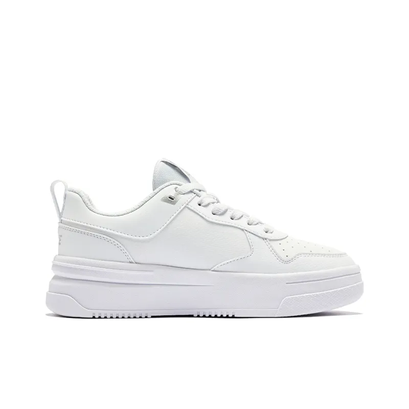 Erke Cool Play 2.0 Anti Slip Wear Resistant Low Top Skateboard Shoes Women's Erke White-1