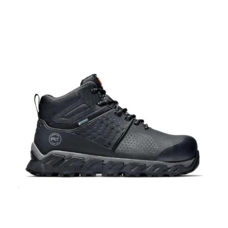 Timberland Powertrain Wear Resistant Cushioning Water Resistant Ankle Length Outdoor Boots Men's Black-1