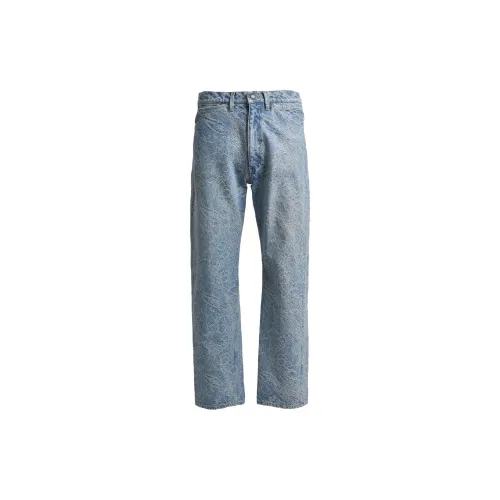 Needles Jeans Unisex Blue