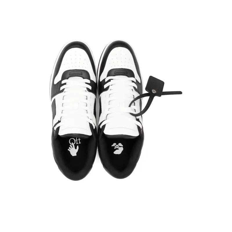 OFF WHITE Out Of Office Low Top Sneakers 'White Black'-4