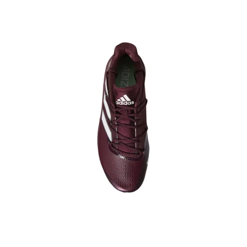 Adidas Adizero Afterburner 8 Cushioning, Wear Resistant Low Top Training Shoes Men's Dark Red-3