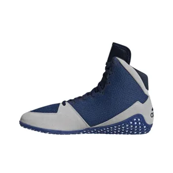 Adidas Mat Wizard 5 Cushioning Wear-Resistant High-Top Training Shoes Men's Blue