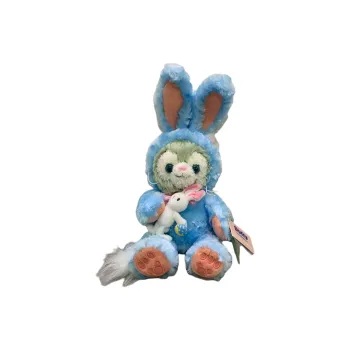 Disney 2018 Easter Blue Bunny Gelatoni Dolls Plush Doll Small Size Tall