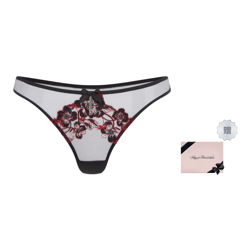 Agent Provocateur Underpants Women's Black/Red-2