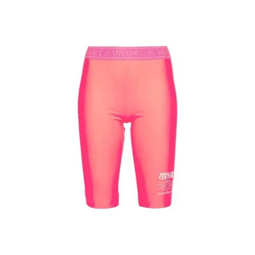 VERSACE JEANS COUTURE Sports Shorts Women's Coral Pink