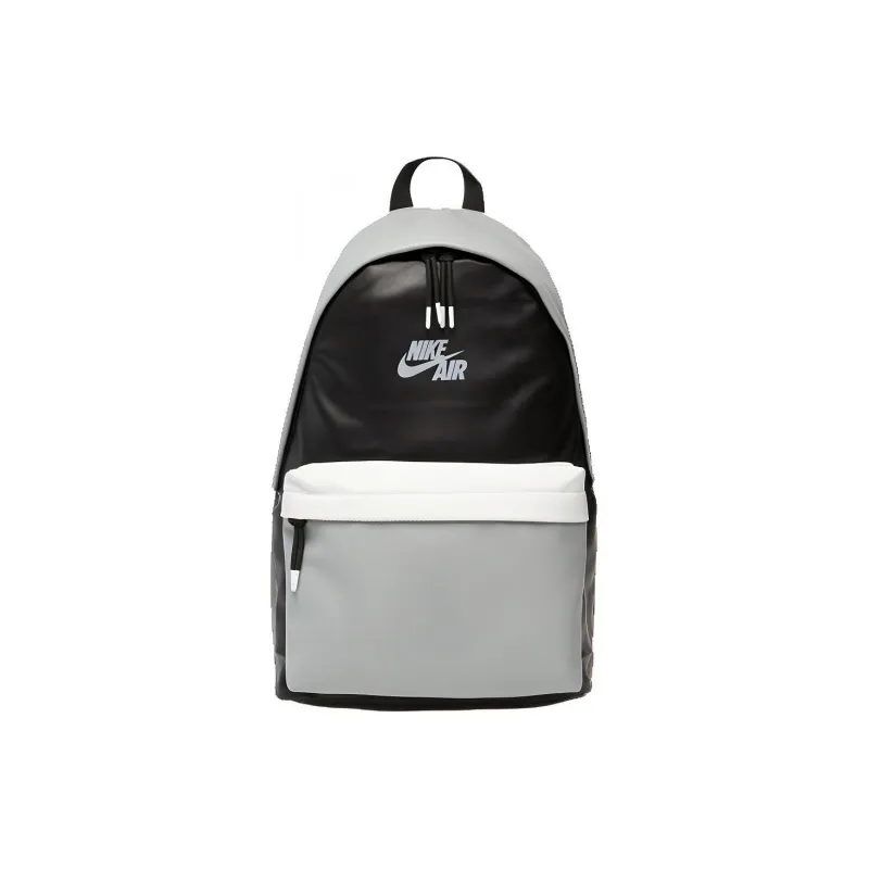 Jordan Leather Basketball Bag Backpack Regular Men's Black Gray-0