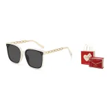 White Gray Lens+Christmas Present Box (TY0003-5LW)
