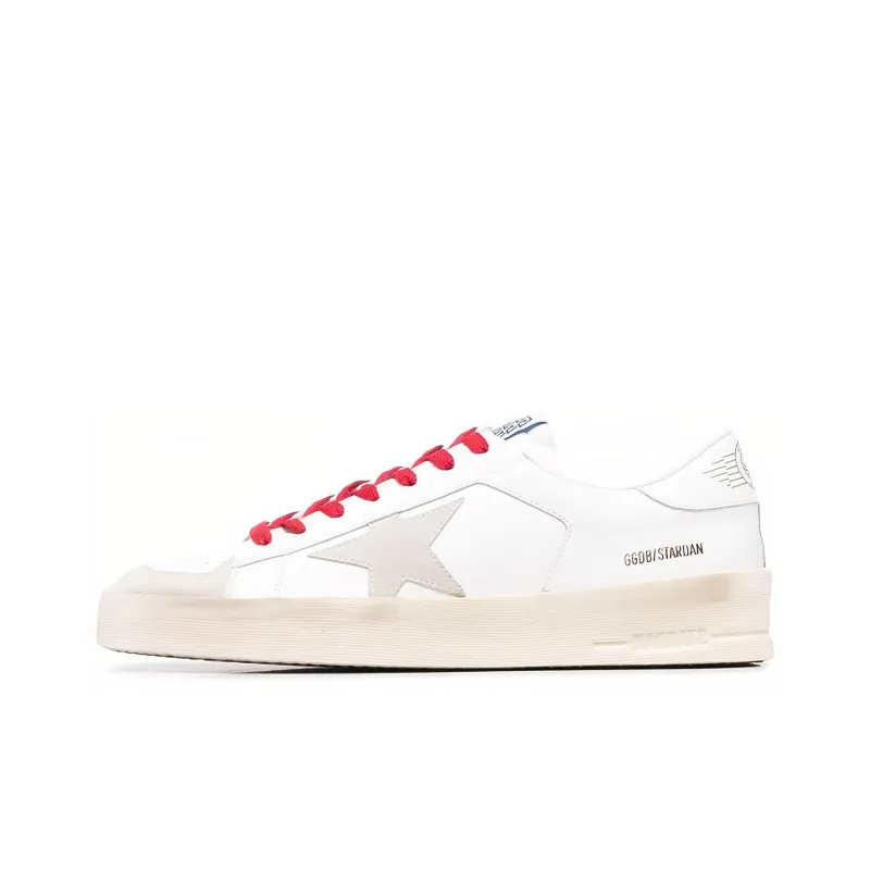 Golden Goose Stardan Stylish Skateboarding Shoes Men's White-0