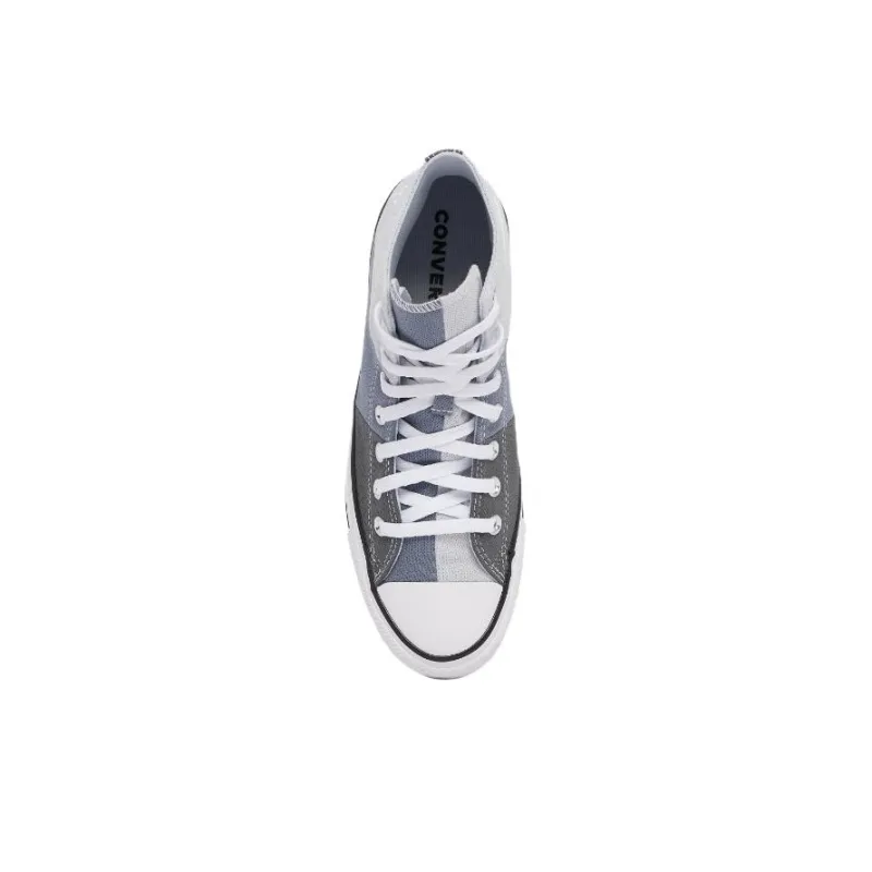 Converse Chuck Taylor All Star Anti Slip Wear Resistant High Top Canvas Shoes Men's Gray White-1