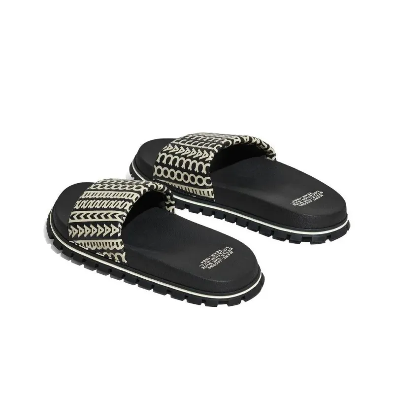 MARC JACOBS Monogram Printed Slip-On Slides Women's-2