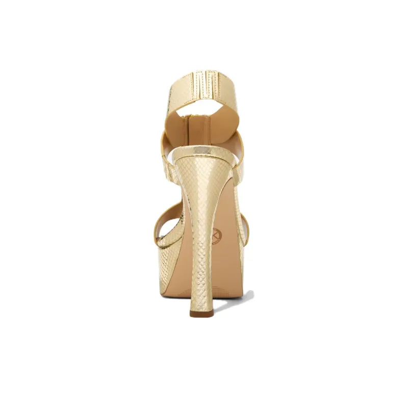 MICHAEL KORS Berkley Strap Sandals 13cm Women's Gold-2