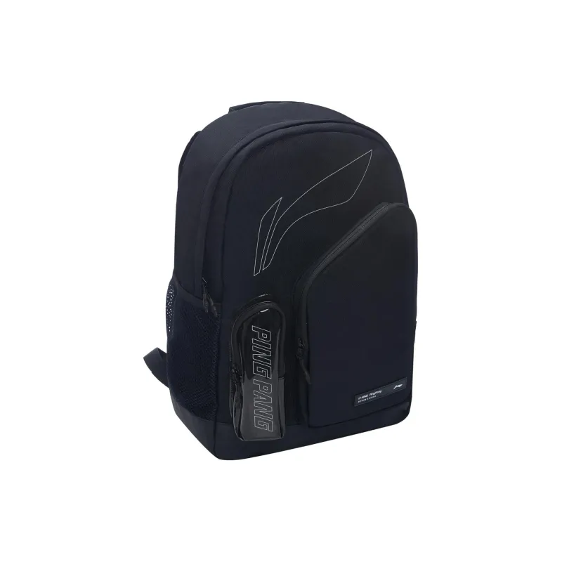 LiNing Ping Pong Rookie Series Polyester Blend With Polyurethane Backpack Regular Unisex Black-1
