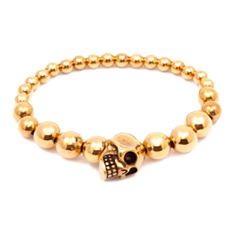 Alexander McQueen Skull Multibeaded Bracelet-0