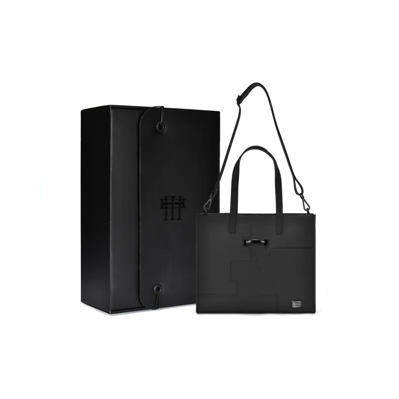 EPIPHQNY PU Shoulder Bag, Crossbody Bag, Handbag Medium Size Unisex Black-7