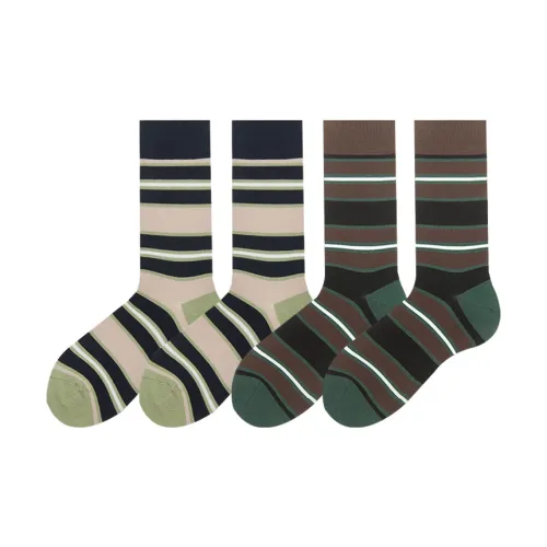 Hello Monday Mid Calf Socks Unisex 4 Pack