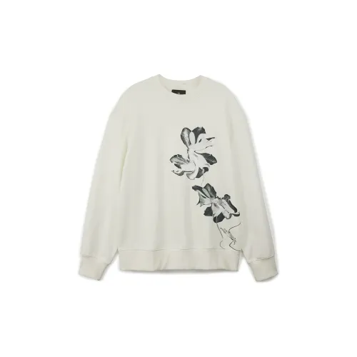 Y-3 Floral-print Drop-shoulder Sweatshirt