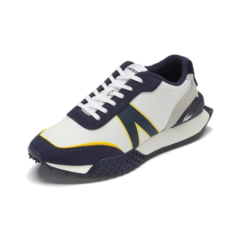 LACOSTE Low Top Casual Shoes Men's White Blue-1