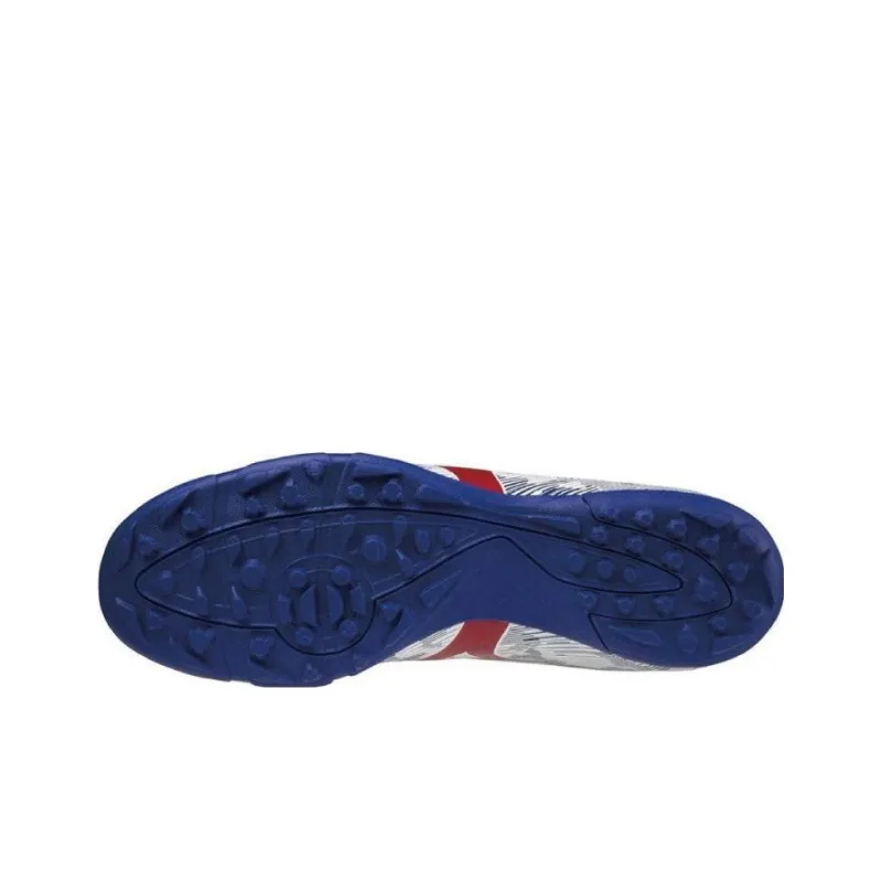 Mizuno Monarcida TF Rubber Broken Studs Anti Slip Wear Resistant Soccer Shoes Women's White Blue-4