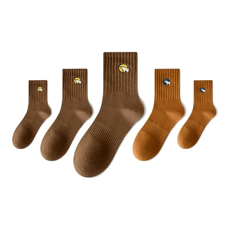 LUOLIAN Mid Calf Socks Unisex 5 Pack-3