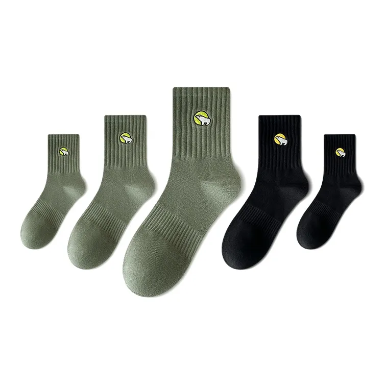LUOLIAN Mid Calf Socks Unisex 5 Pack-2