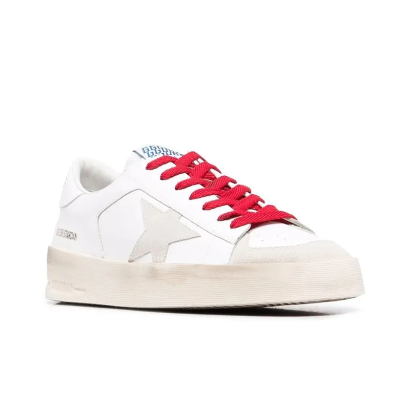 Golden Goose Stardan Stylish Skateboarding Shoes Men's White-2