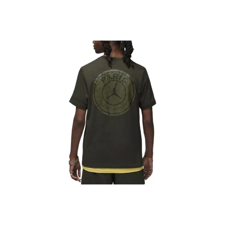 Jordan Jordan× PSG T-Shirt Men's Olive Green-1