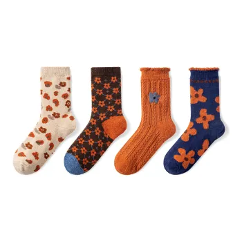 NAIER Mid Calf Socks Women's 4 Pack